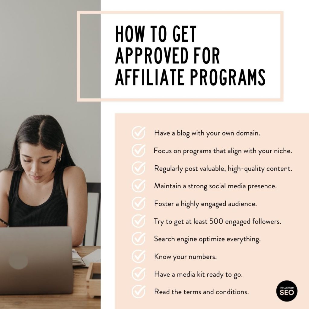 How To Get Approved for Affiliate Programs