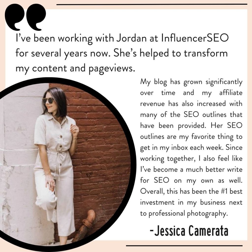 jessica camerata influencerseo review