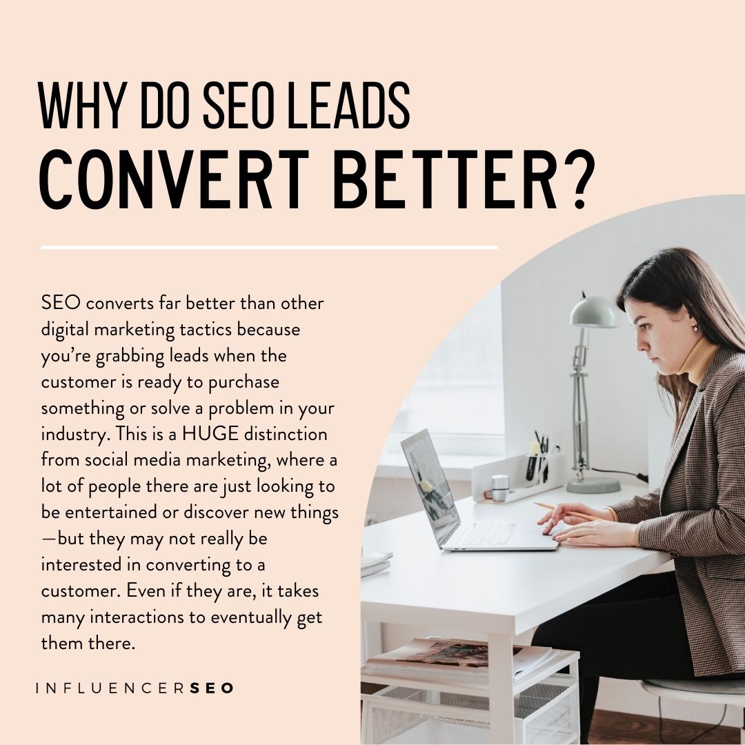 why do seo leads convert better?