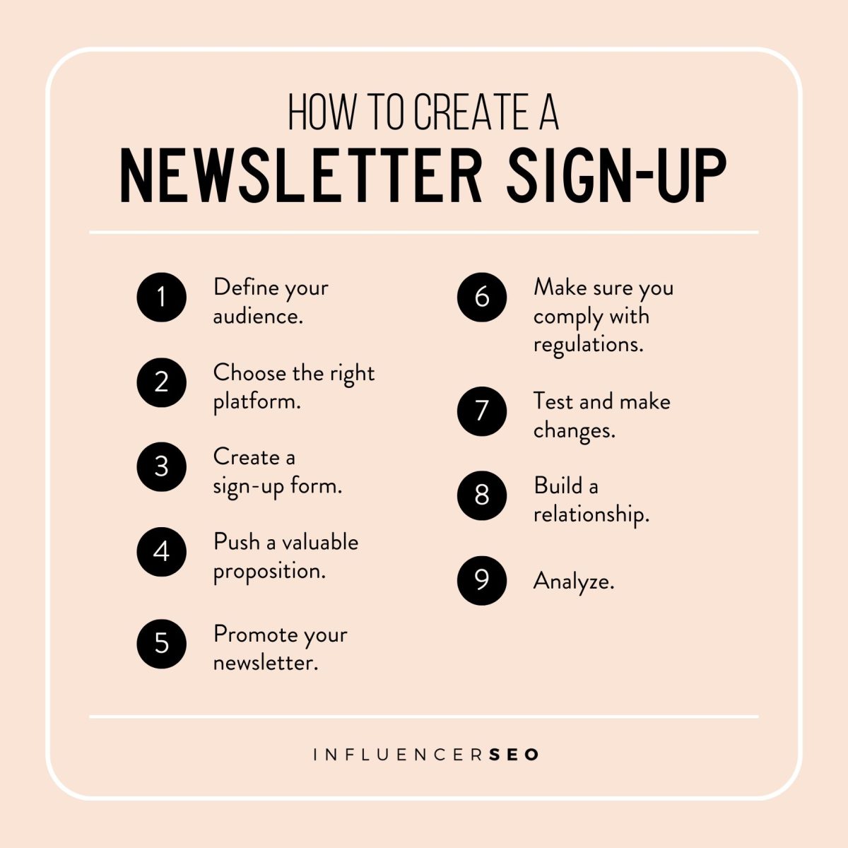 how to create a newsletter sign up