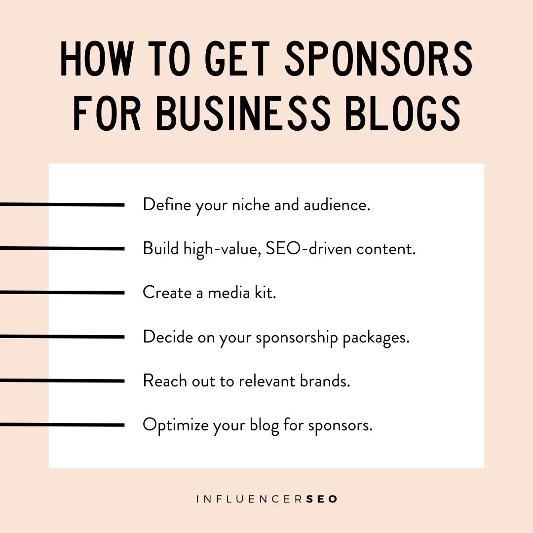 How to Get Blog Sponsors for Business Blogs