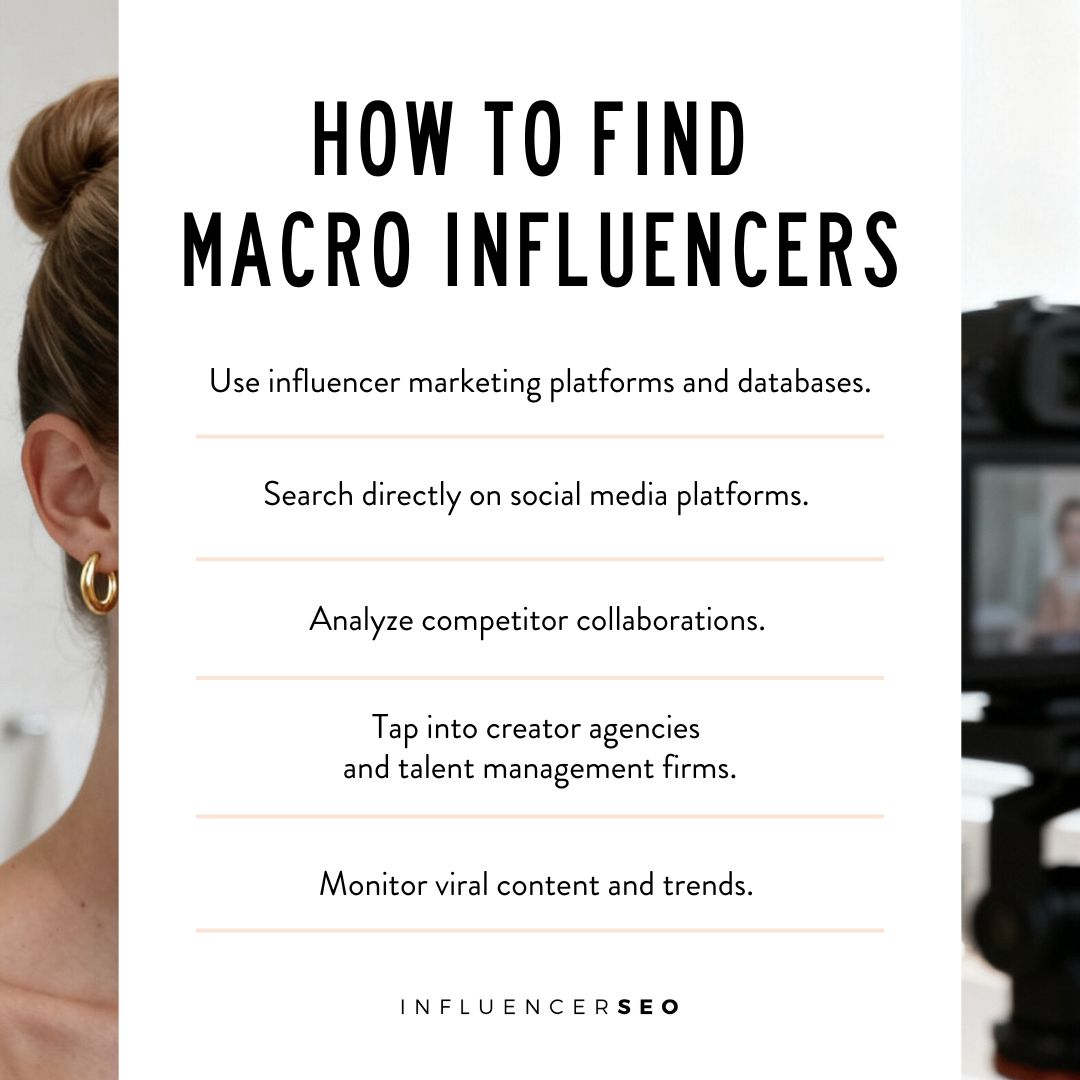 how to find macro influencers