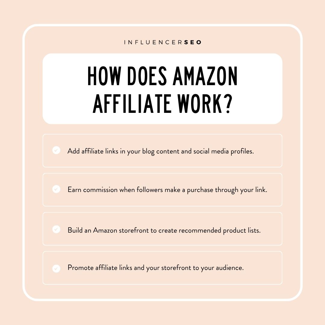 How Does Amazon Affiliate Work How Does Amazon Affiliate Work